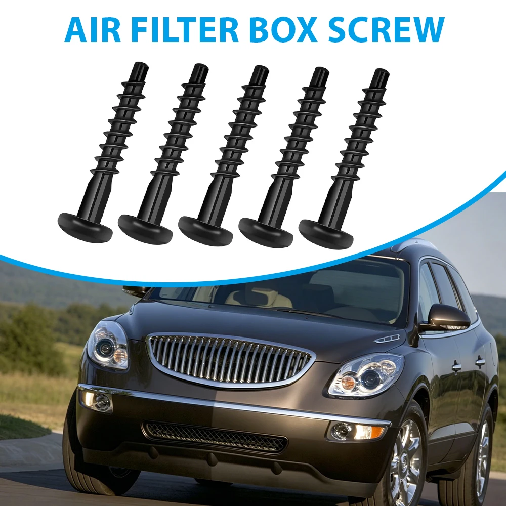5 pcs For Chevrolet Silverado Malibu Sonic GMC Yukon Buick Enclave Cadillac CTS Pontiac G6 Saturn Air Filter Box Screws 11611199