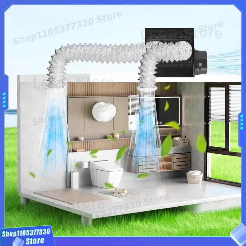 IP44 Split Design Centrifugal Exhaust Fan Ducted Multi Point Extractor for Indoor Main Out Trend Ventilation System Quiet
