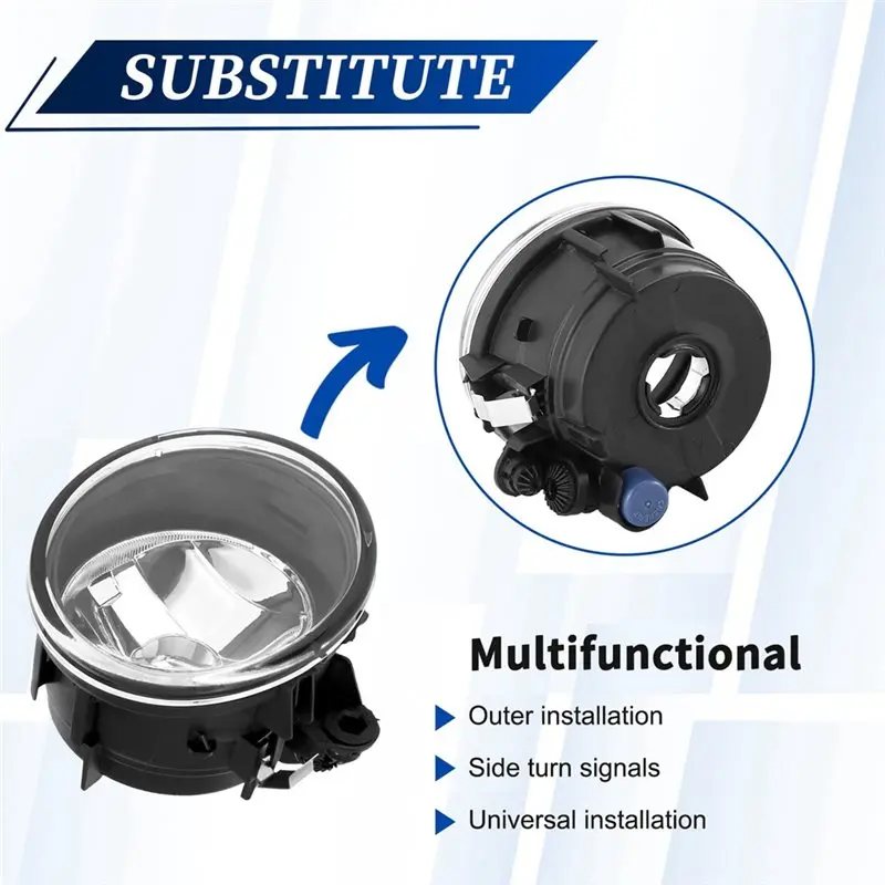 AT92-For BMW X3 F25 X4 F26 X5 F15 X6 F16 2010-20 Car Front Left Bumper Fog Lamp Lights 63177238787 Not Including Bulb 2