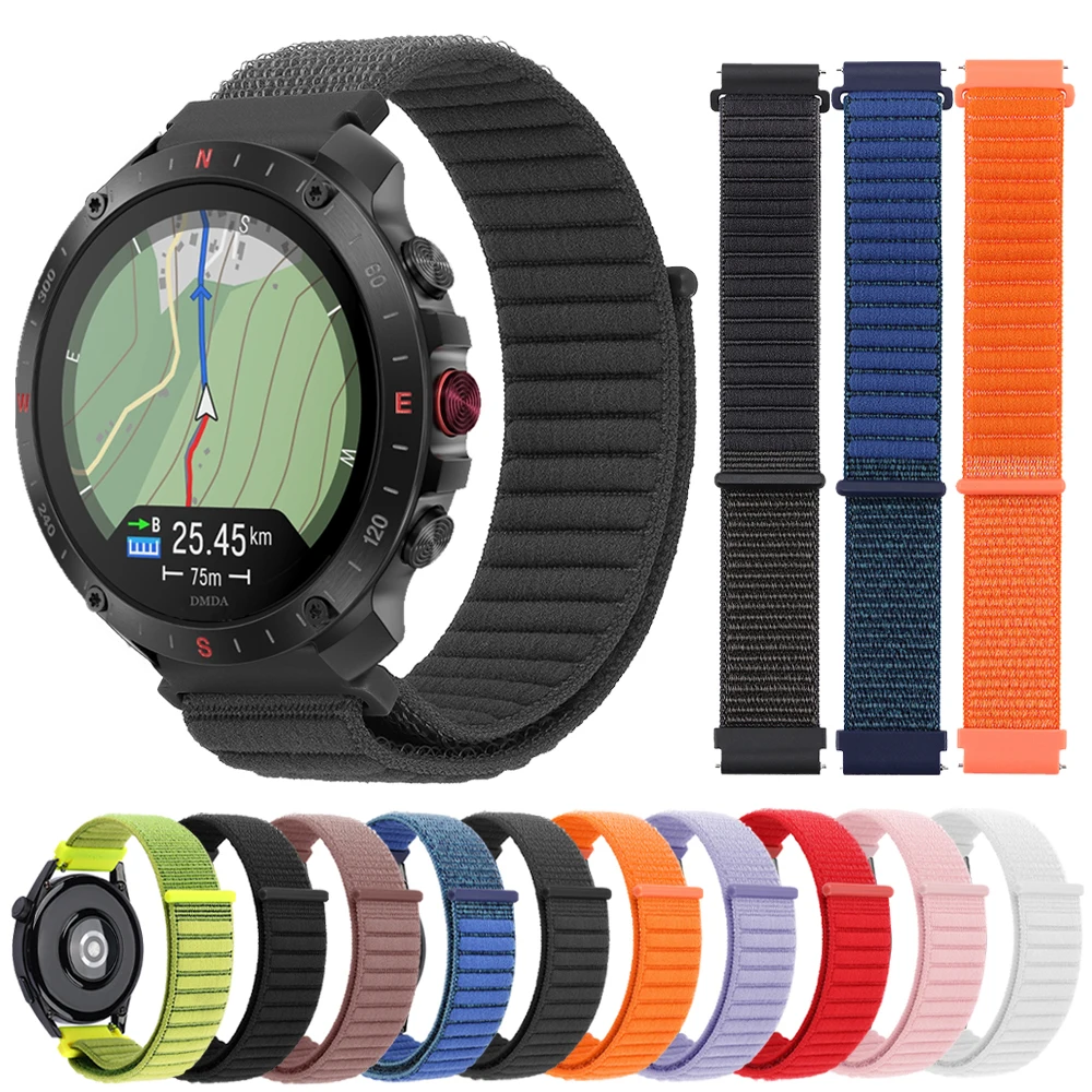 20mm 22mm Strap For POLAR Vantage V3 M3 M2 Grit X X2 Pro Titan Ignite 3 Replace Bracelet For COROS PACE 3 Nylon Sport Watch Band
