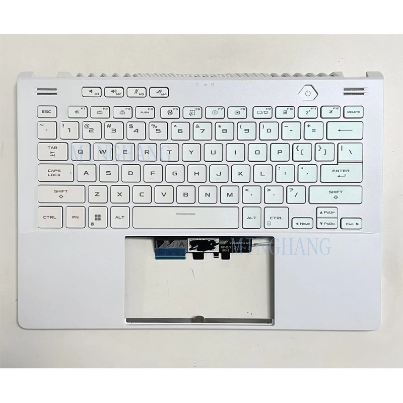 M   For Asus ROG Zephyrus GA402R G14 2022 Laptop Keyboard Palmrest Upper Case Shell