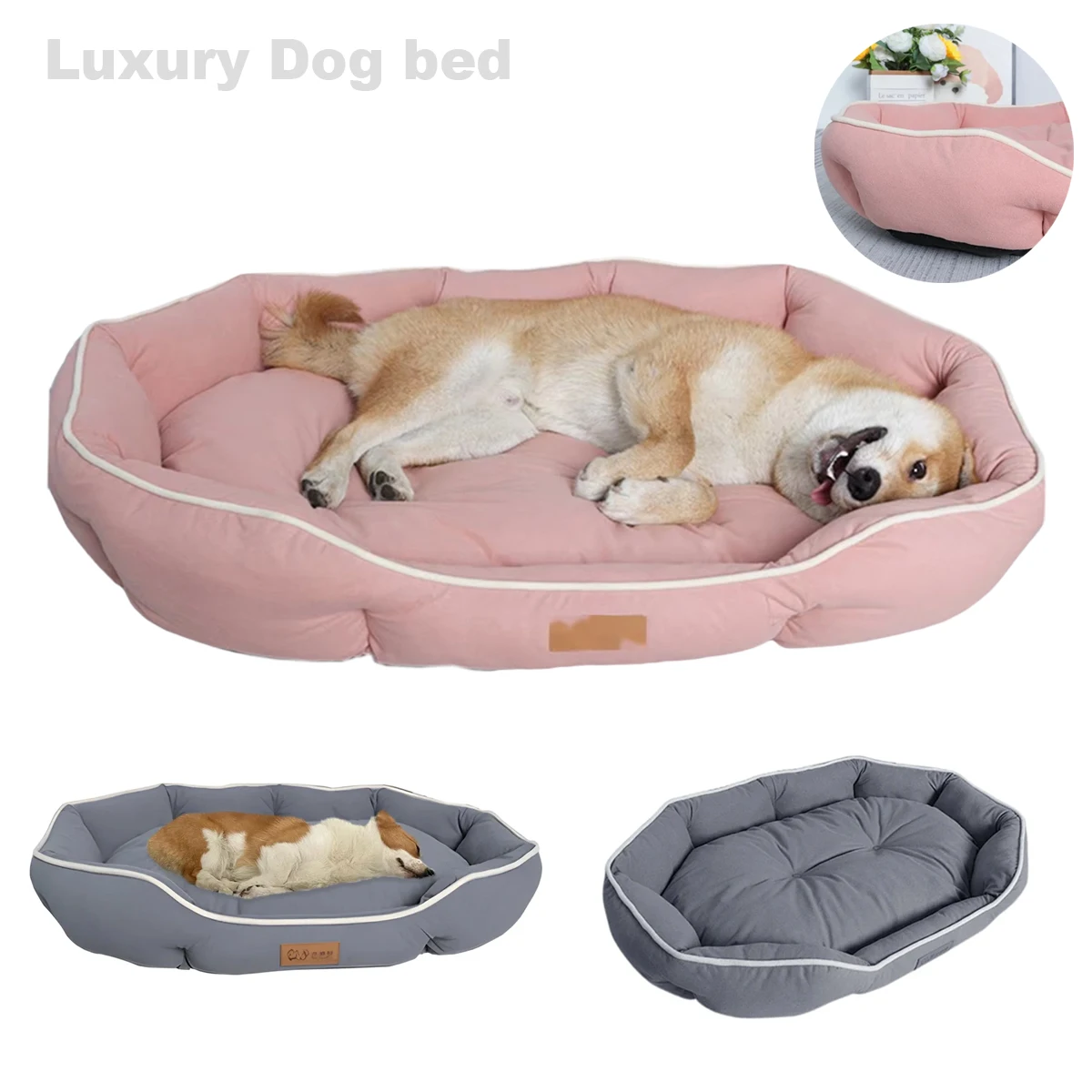 

Bed for Dog Pet Scratch Proof Wear-resistant Breathable Washable Dog Cushion Cat Mat for Boat Medium Dogs Bed Cat's Accessories