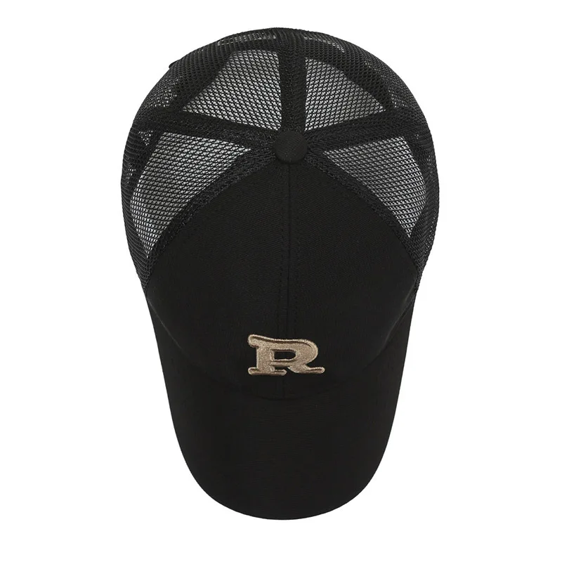 FS العصرية تنفس كاب رياضي شبكي للرجال الشارع الشهير الهيب هوب قبعة سائق الشاحنة النساء السود قبعات البيسبول رسالة قبعات للآباء العظام Masculino