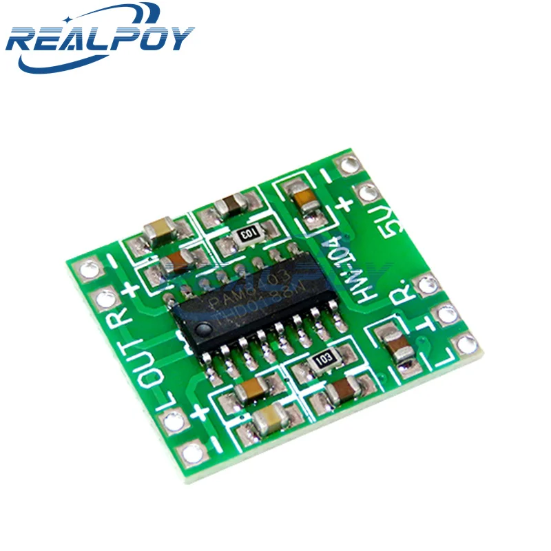 PAM8403 Super mini placa amplificadora de potência digital em miniatura classe D placa amplificadora de potência 2*3 W alta 2.5-5V USB