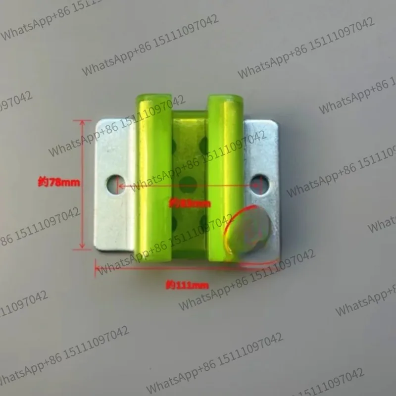 20PC Elevator counterweight guide shoe for Mitsubishi elevator hollow rail W/M type, Otis shoe liner, auxiliary rail shoe head