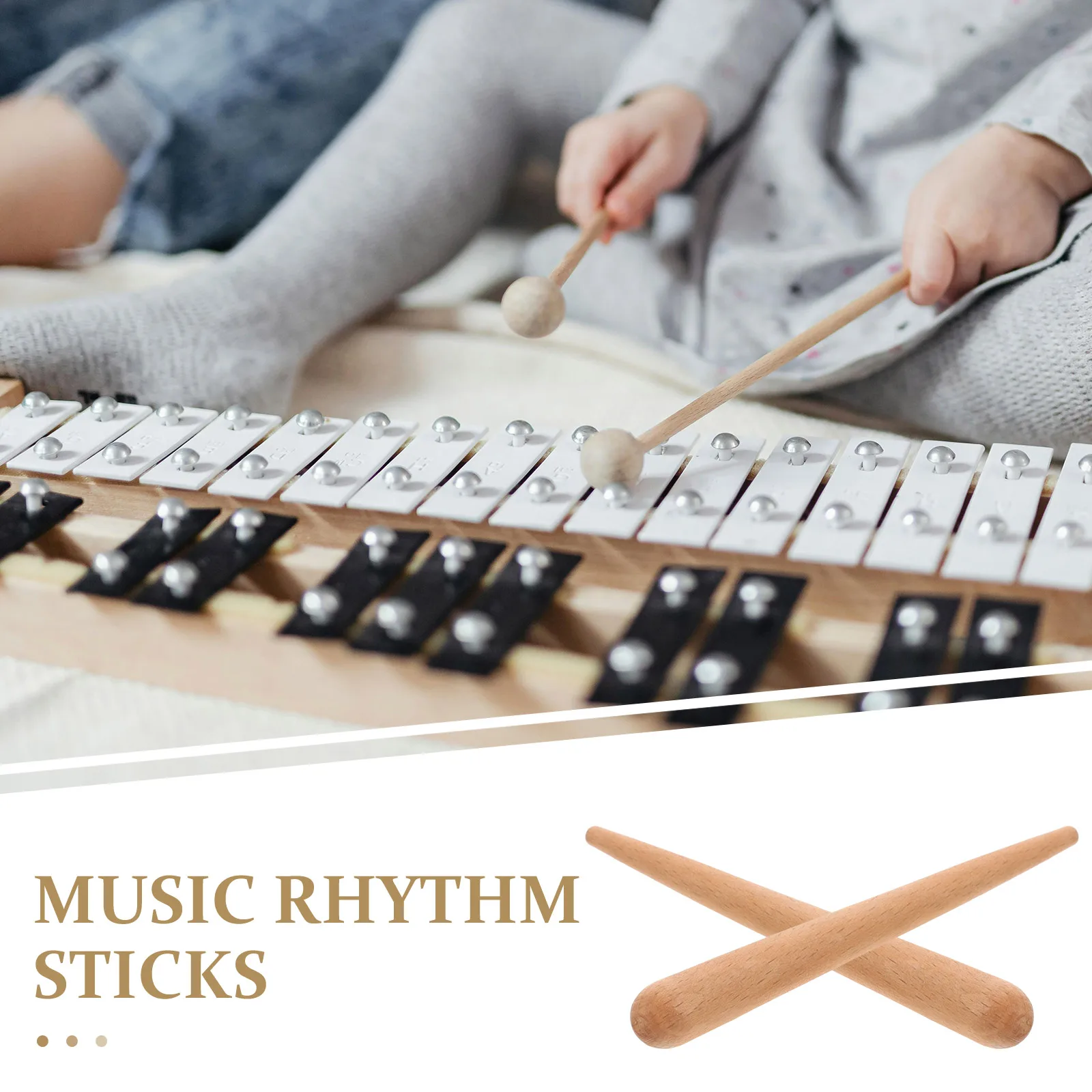 

6 Pcs Fish Frog Scraper Instrument Sticks Drumsticks Toy Instruments Hammer Musical Wood Mallet Percussion Kids Rhythm Baby