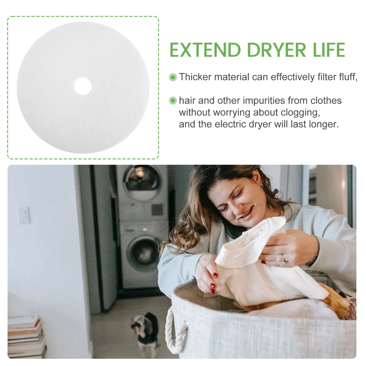 衣類乾燥機用ユニバーサルエキゾーストフィルター,ポータブルリントフィルター,パンダの交換,ソニア,30個