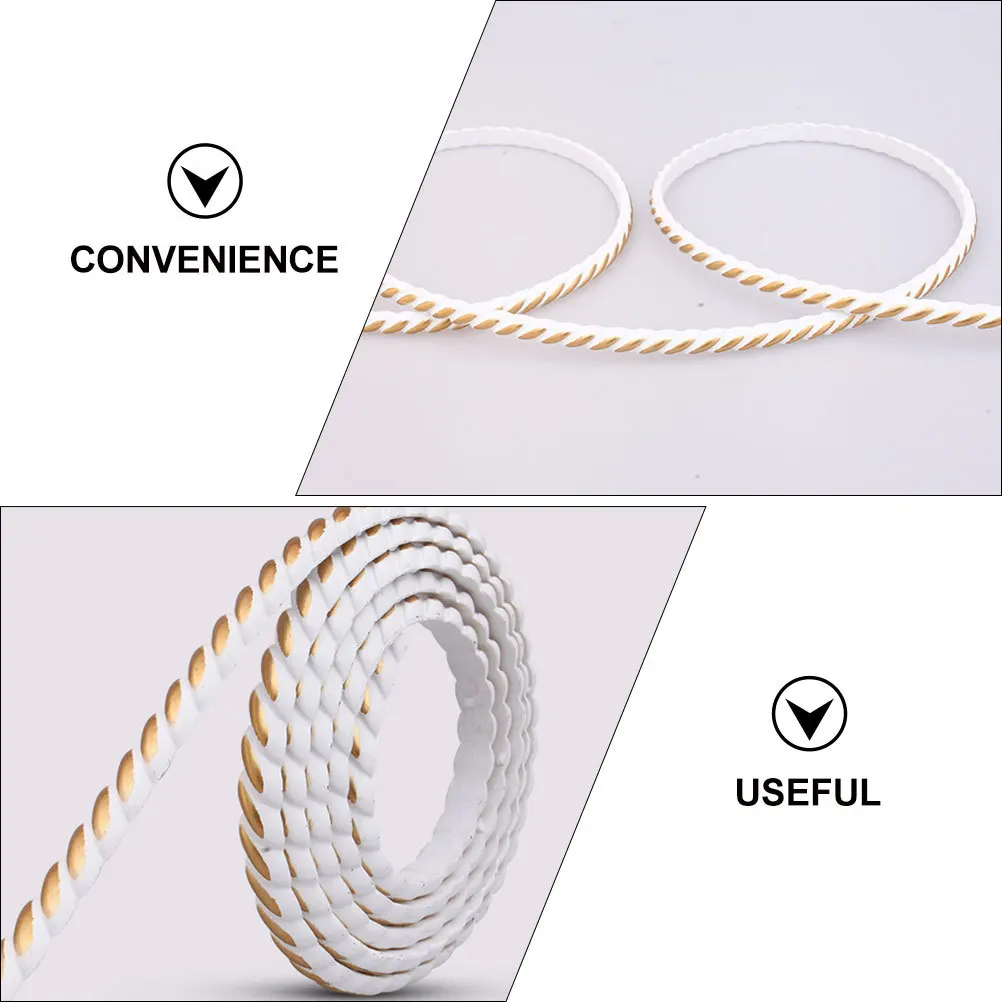 

Self Adhesive Flexible Decorative Molding Trim Wall Corner Strip for Mirror Frame Edging Tiles Wall Trim for Cabinet Edge