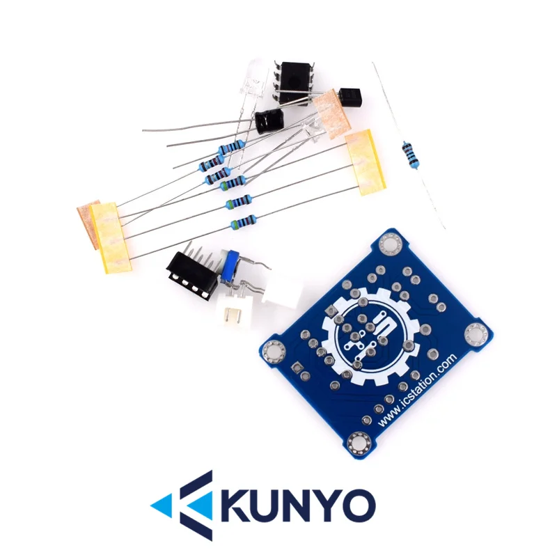 LM358 Breath Light Spare Parts/Electronic DIY Fun Making Kit 5mm flicker light electronic making kit