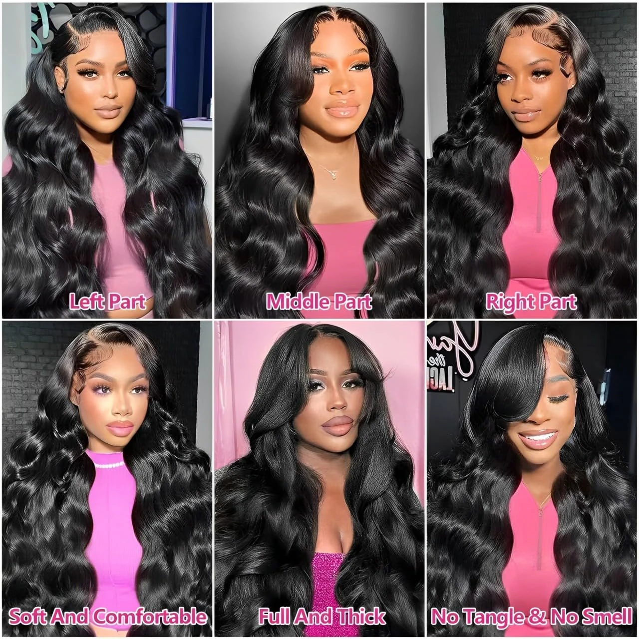 Smilegirl 220 Density 30 36 Inch Body Wave Lace Frontal Human Hair Wigs 13x6 13x4 Remy Transparent 5x5 Glueless Wig Lace Front Wig