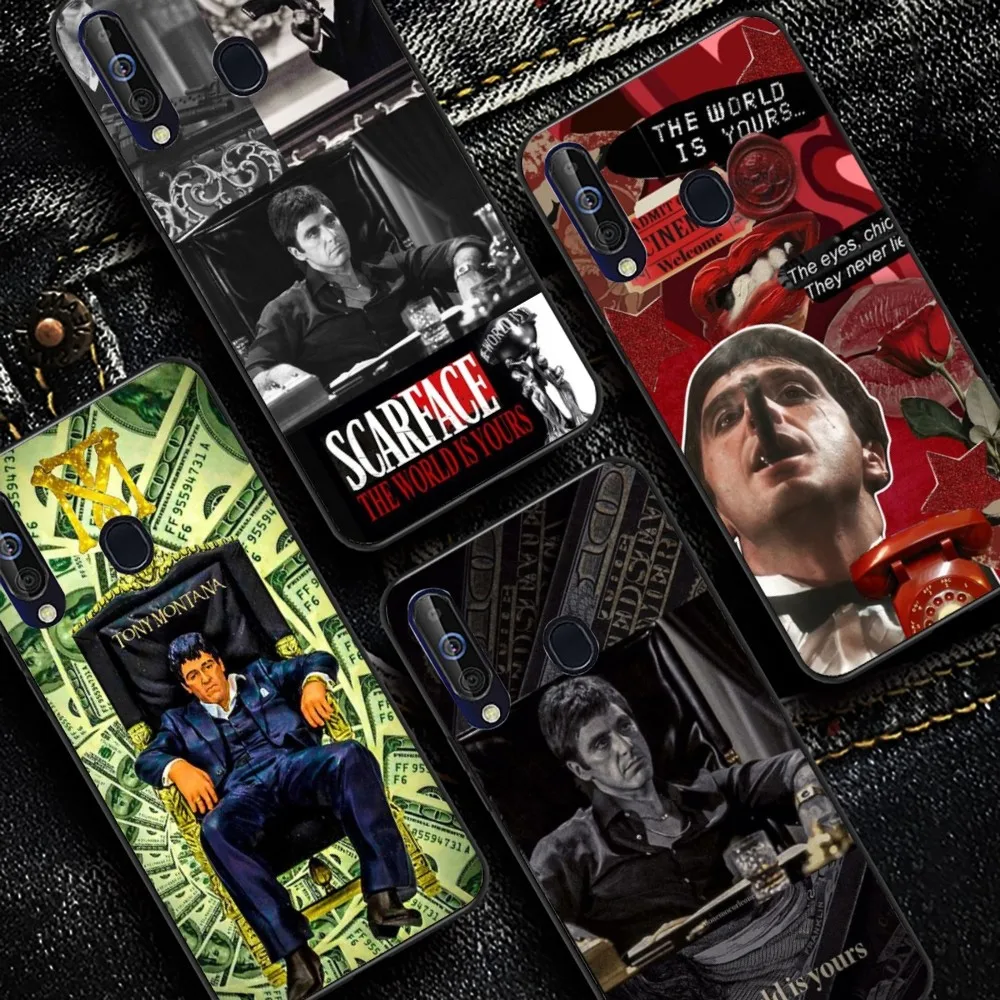 Film Scarface Telefoonhoesje Voor Samsung A 10 11 12 13 20 21 22 30 31 32 51 52 53 70 71 72 91 13 Shell