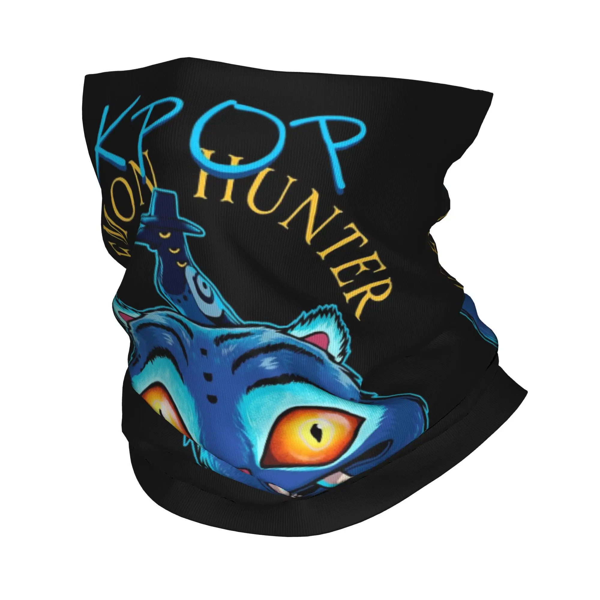 Saja Boys Kpop Demon Hunters Bandana غطاء الرقبة قناع مطبوع وشاح متعدد الاستخدام أغطية الرأس ركوب الدراجات للجنسين الكبار الشتاء