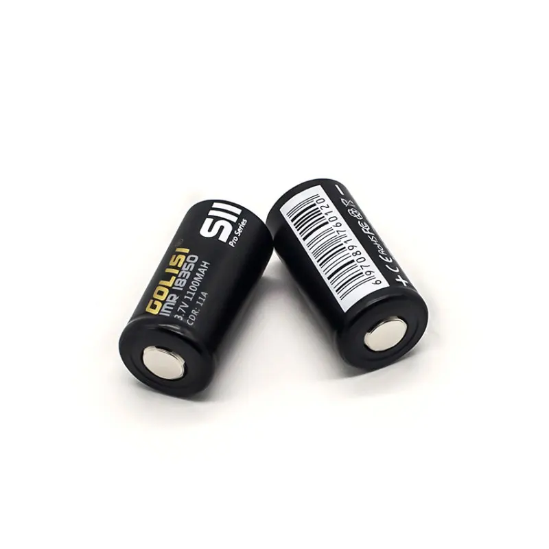 2-10pcs Original Golisi S11 IMR 18350 Battery 1100mAh Rechargeable Li-ion Batteries 3.7V 11A 1200 Times For LED Flashlight UAV