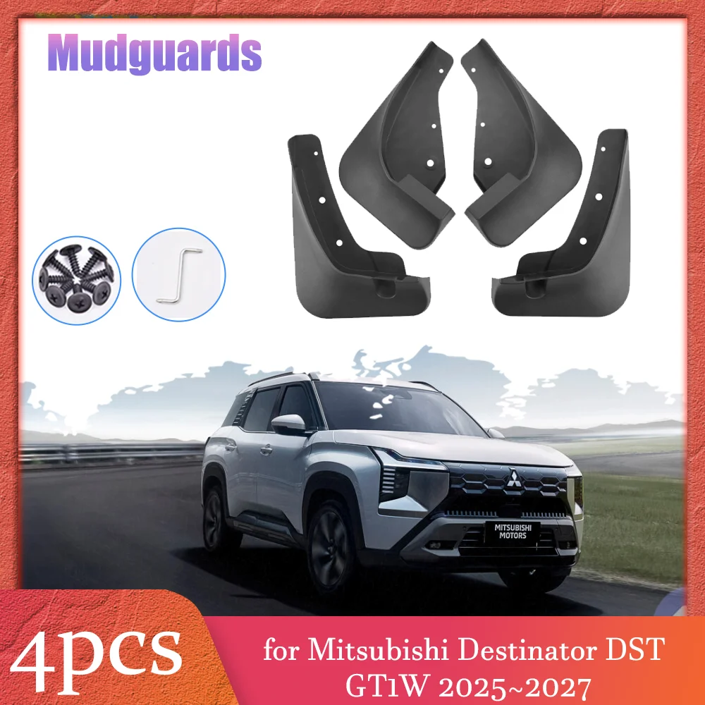 

Автомобильные брызговики для Mitsubishi Destinator DST GT1W 2025 ~ 20227, брызговики, брызговики, аксессуары для крыльев