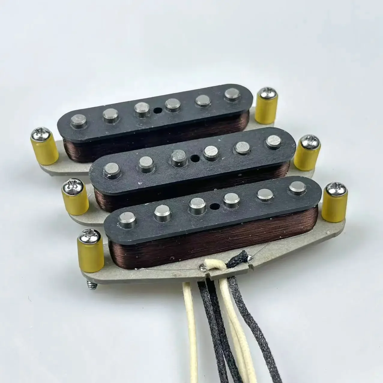 Best Offer Hand-engraved '57/'62 SSS Single-coil Pickups Alnico 5 copper Wire For St-style Electric Guitar Pickups