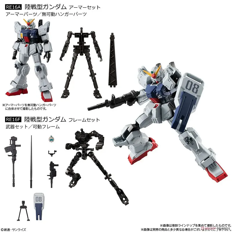 Figura coleccionable premium RX-79(G) Ez8 Gundam Kit con sistema de armadura modular para fanáticos de adultos
