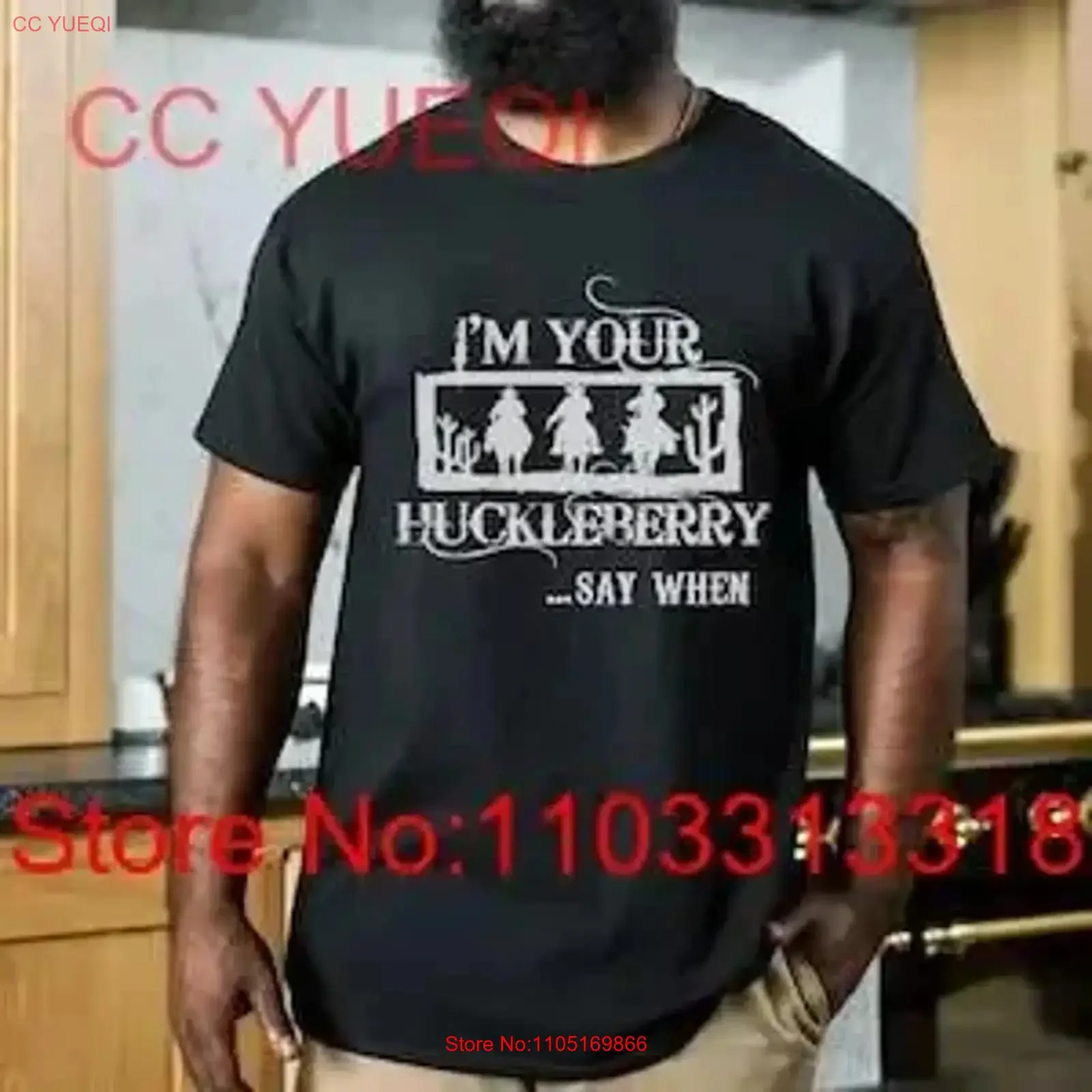 Val Kilmer Doc Holliday PNG I'm Your Huckleberry Cowboy T Shirt File vintage Washed Soft fashion Top For Everyday Wear vintage