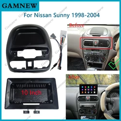 10 Inch Car Frame Fascia Adapter Android Radio Dash Fitting Panel Kit For Nissan Sunny 1998-2004