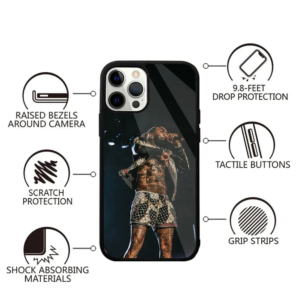 K-Kevin Gates Rapper  Phone Case Strong Magnetic For IPhone 15,14,13,Pro,Max,Plus,11,12,Mini For Magsafe Wireless Charging