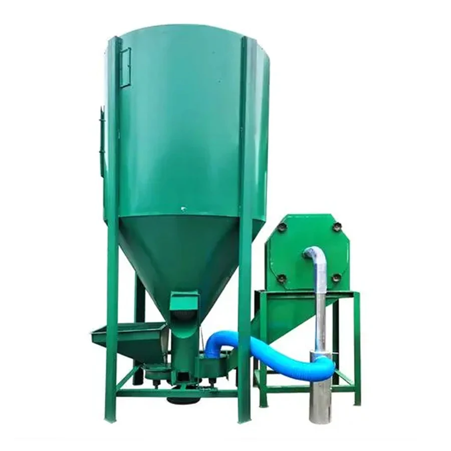 

Household Vertical Dust-Free Feed Crushing And Mixing Machine Animal Feed Crusher Mixer Equipments