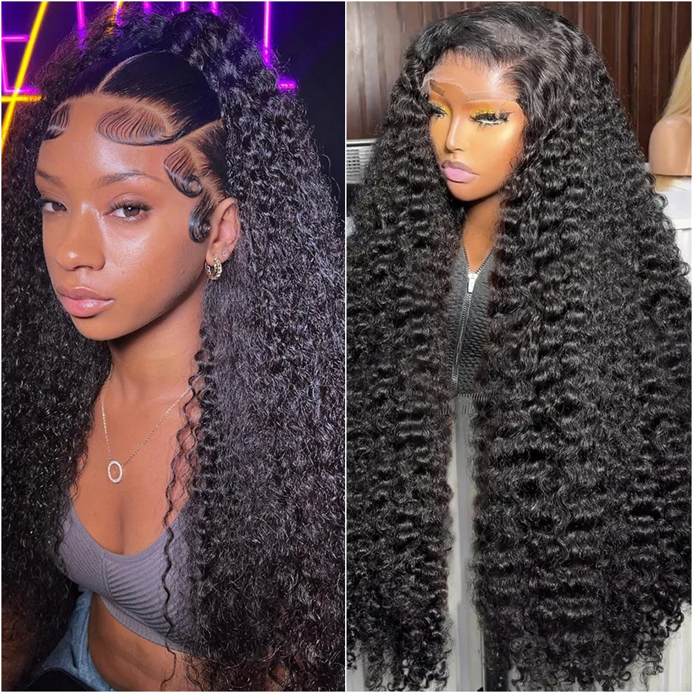 

Парик из натуральных волос с глубокой волной, плотность 200, 13x6 HD, с прозрачной кружевной передней частью, бразильские волосы, 13x4, с эффектом водной волны, для чернокожих женщин