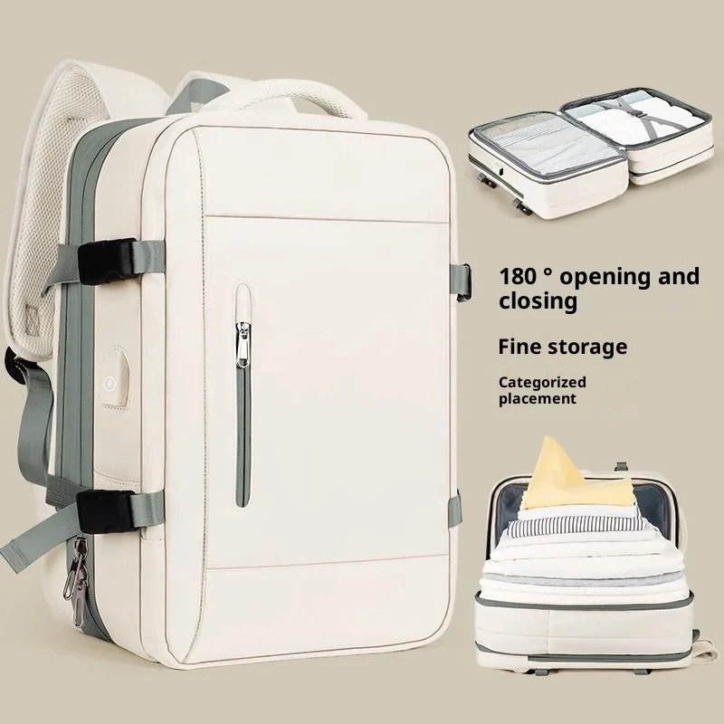 New Large Capacity Bags Business Multifunctional Charging Backpacks Expandable Airplane Travel Backpack Laptop Bag Luggage Ma