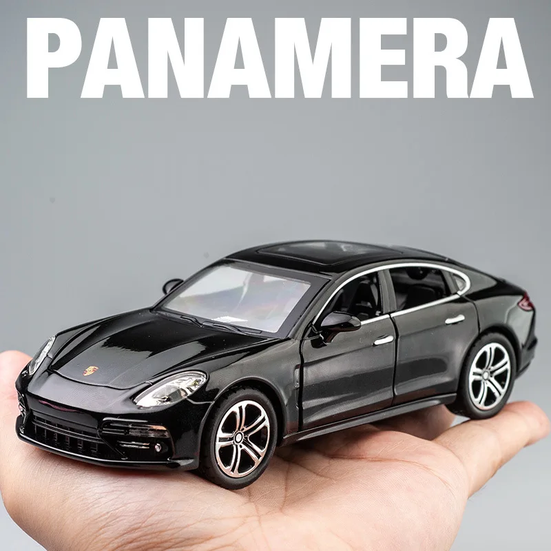 

1/32 Porsche simulation alloy car model with sound and light, children's birthday gift collection, toy ornaments