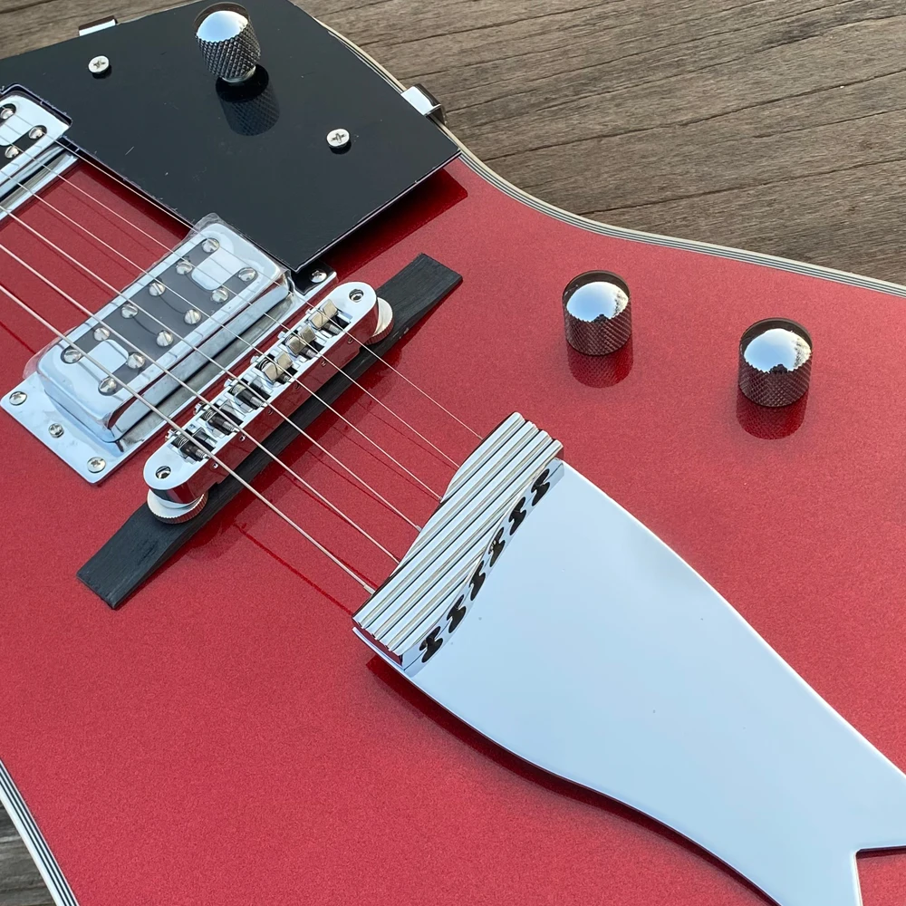 6 String Electric Guitar Metallic Red Custom BillyBo Jupiter Block Inlays Stainless Steel Frets Chrome Hardware Guitarra гитара