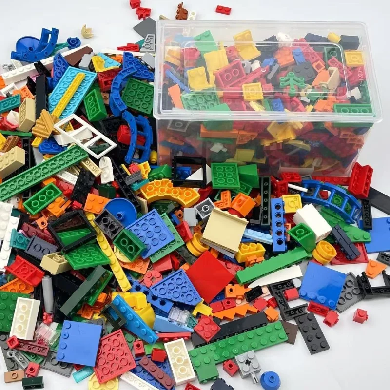 オレンジプラン 200g/500g/1000g 小粒ブロックパーツ MOC ブロックおもちゃ 収納ボックス入り DIY 組み立てブロック