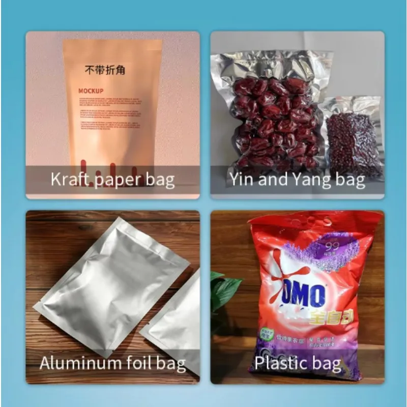 Tabletop Hand Press Sealing Machine 3mm Seal Width For Plastic Aluminum Foil Food Bag Kraft Paper Supermarket Packaging