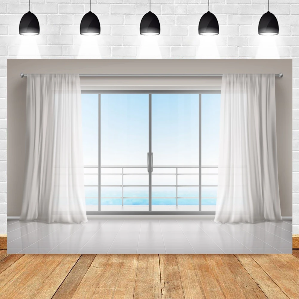 Interior Home Decor Photography Backdrop Window Sunshine Living Room Bedroom Scene Photographic Background Photo Studio Props