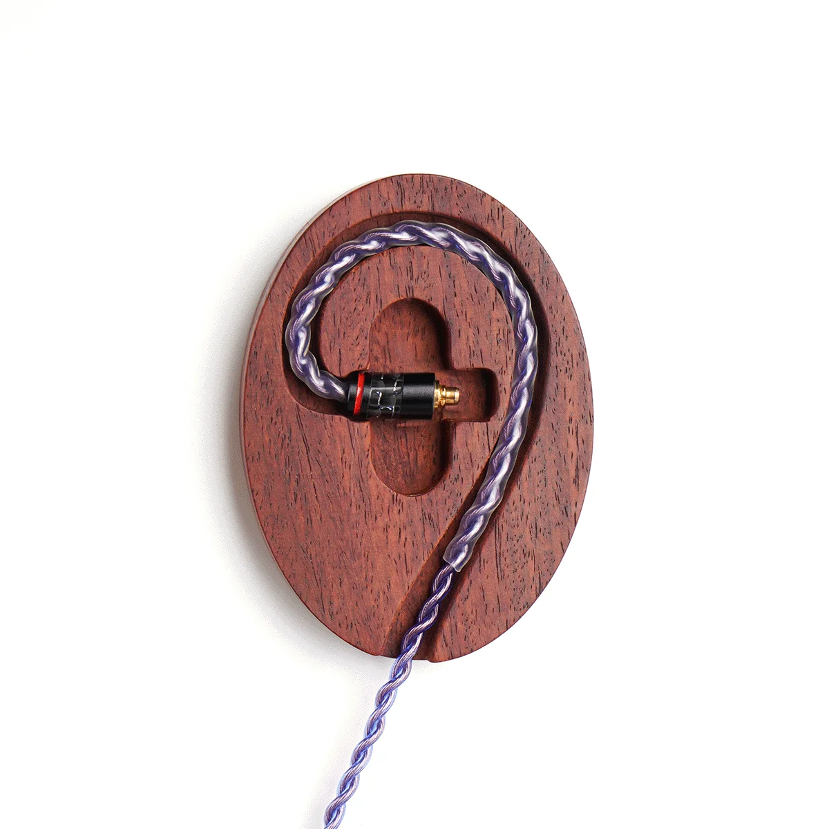 NICEHCK Madeira maciça pura altamente adequada para cabo de fone de ouvido Gancho modelador de fios Acessórios