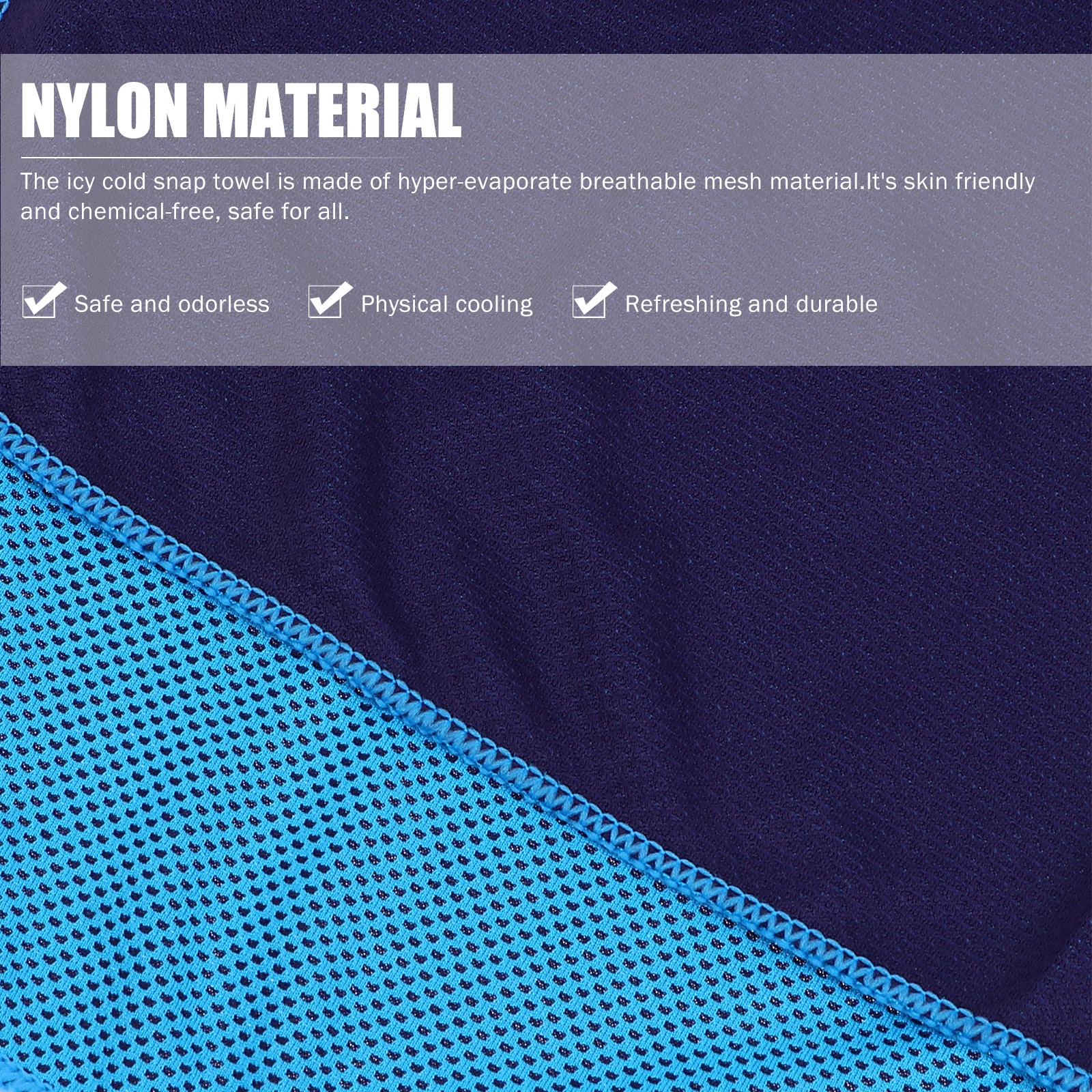 

5pcs Ice Towel Quick-drying Sports Cooling Face Travel Small Mesh Material Hot Flashes Outdoor Activities Indoor Exercise Yoga
