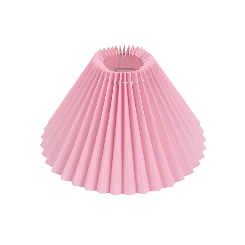 Bottom Opening 230Mm Pendant Lampshade Fabric Table Lamp Pleated Lampshade Bedroom Hotel Slant Height 160Mm