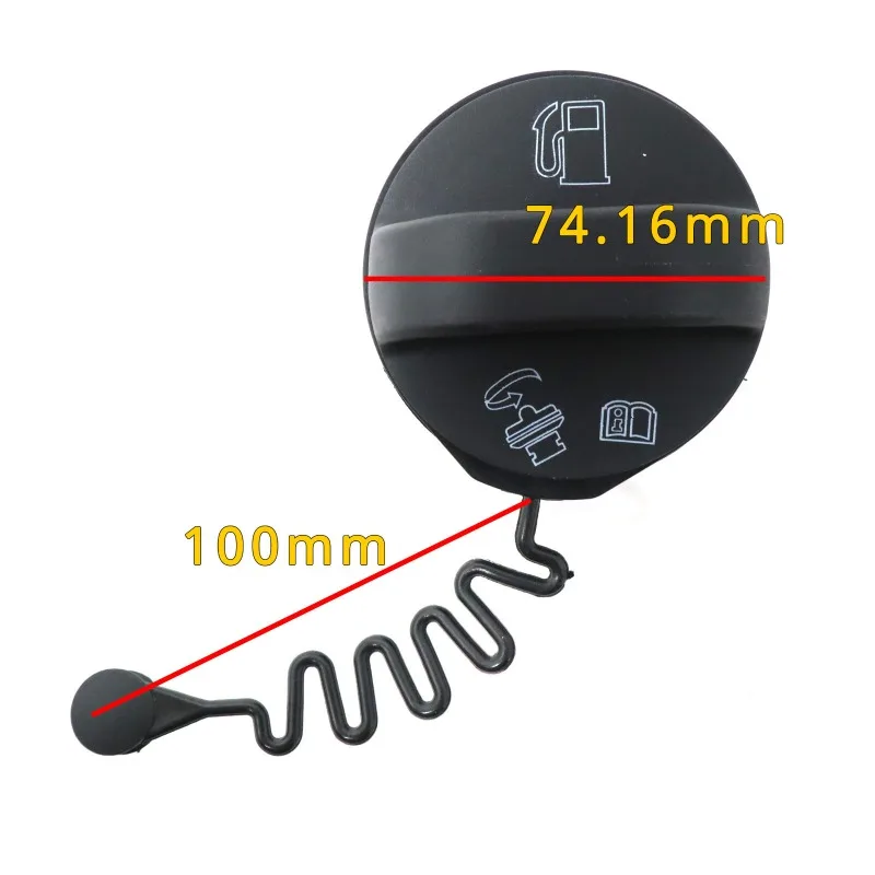 2pcs Fuel Filler Cap 94564508 For Chevrolet Aveo 2006-2019 Spark 2010-2019 Captiva 2007-2017 Epica 2007-2011 MATIZ 2005-2011