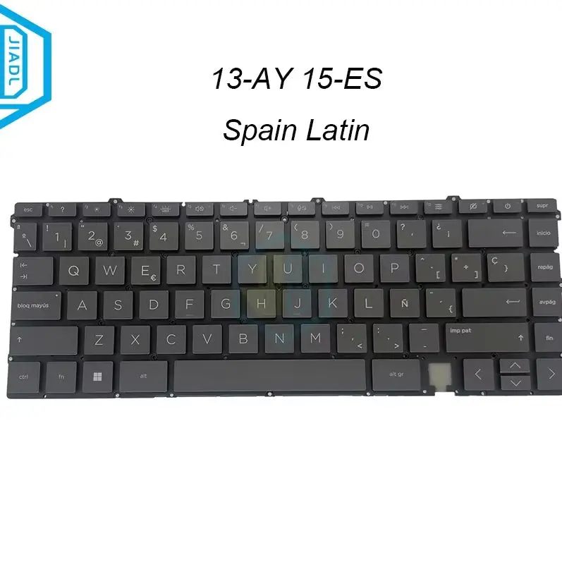 US LA Latin SP Spanish Belgian Laptop Replacement Backlight Keyboard For HP Spectre X360 13-AY 15-ES 15M-ES 15T-ES 15-EU 15M-EU