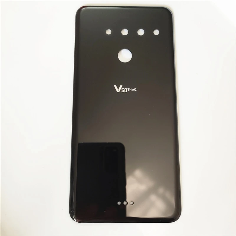 New Glass Battery Cover For LG V50 ThinQ 5G LM-V500N V500 Battery Door Back Glass Housing Cover Repair Parts