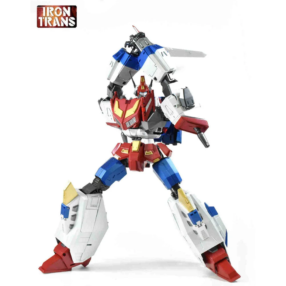 

【In Stock】Irontrans IR-V01 Star Blade Star Saber Prime Leader Spaceship Transformation Toy Action Figure