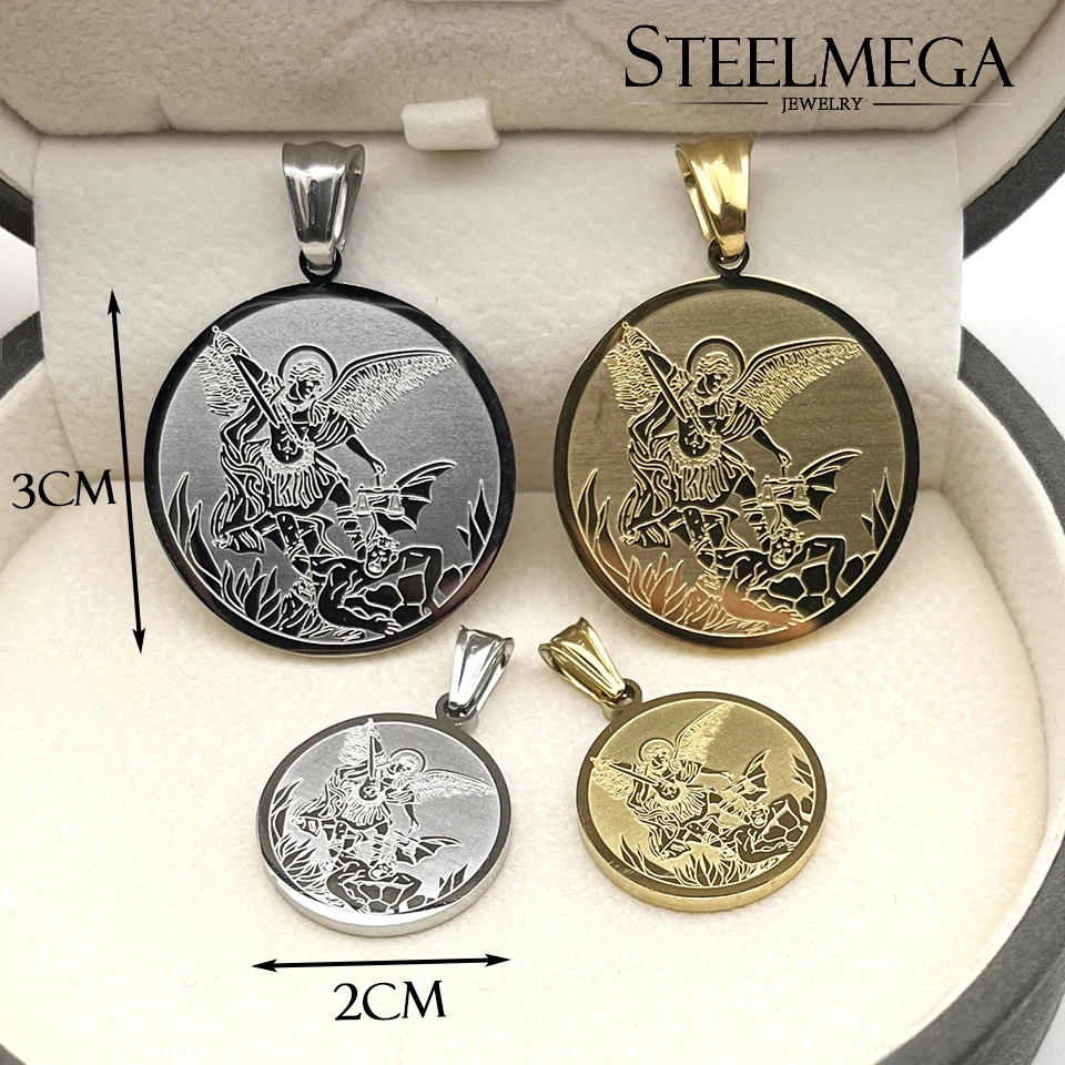 เหรียญสแตนเลส STEELMEGA ของ Saint Michael