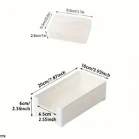 Organisateur de câbles, boîte de rangement en plastique durable, fournitures de bureau quotidiennes, sangles de fixation diverses et gestion des appareils mobiles 2