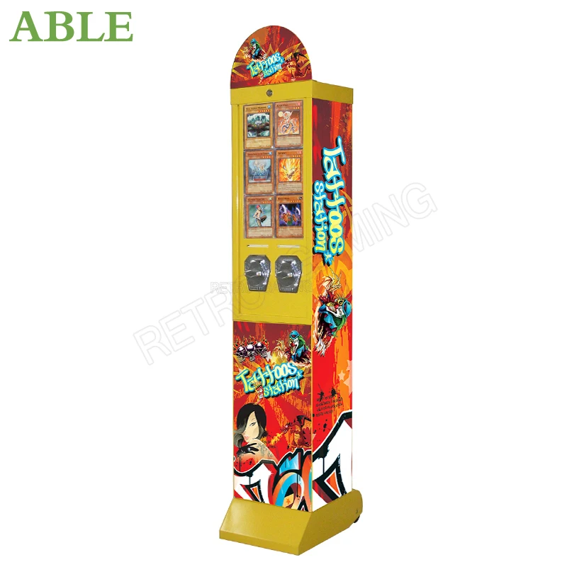 Arcade Tattoo Stickers Mechanical Coin Acceptor Selector Mechanism High Quality Vending Machine Capsule Ball