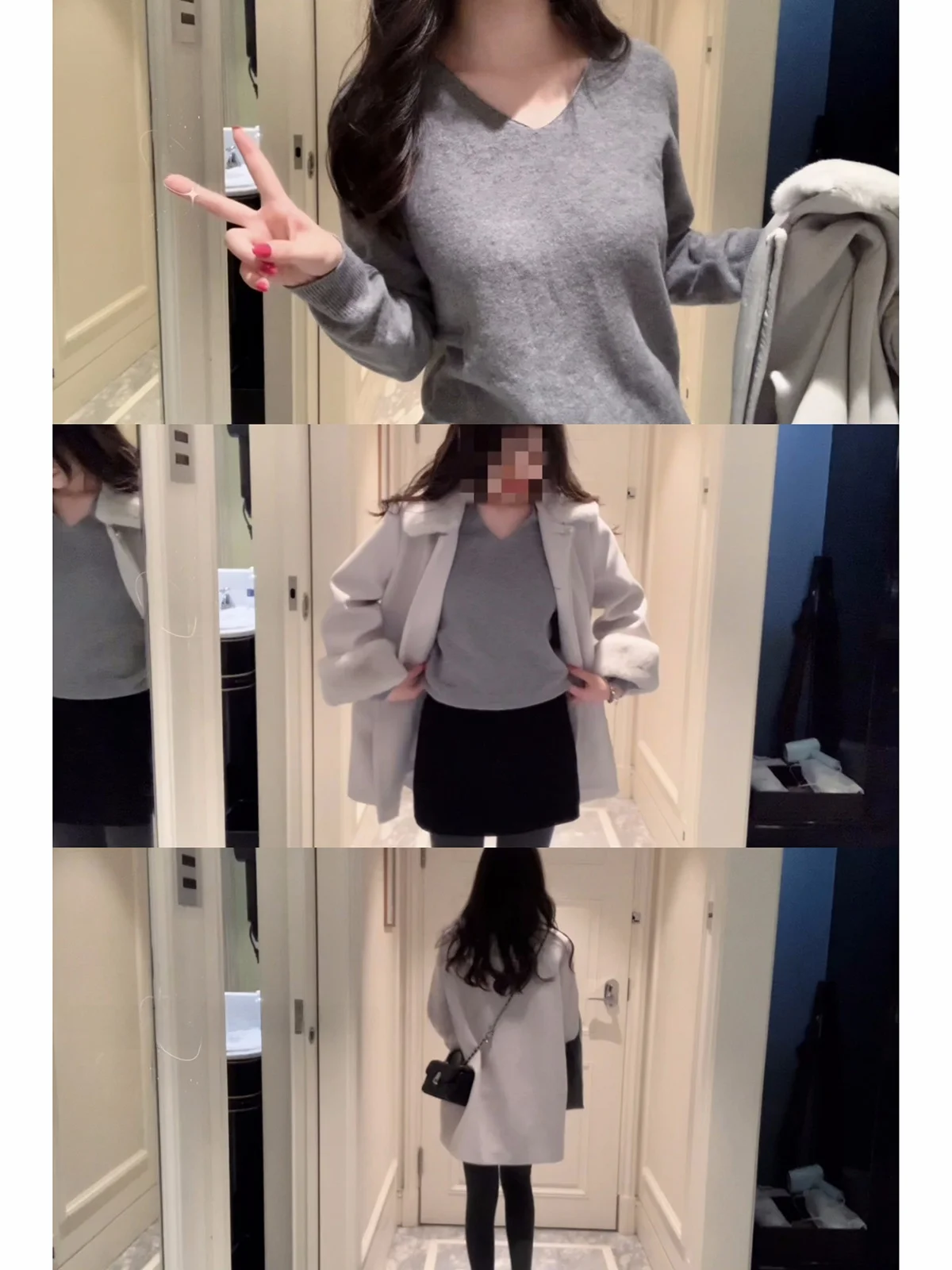 

Rosewth Cloud Soft Touch 30% Camere Warm V-Ne Knitted Base irt Women Winter Loose Overhead Sweater Wool Blend Long Sve