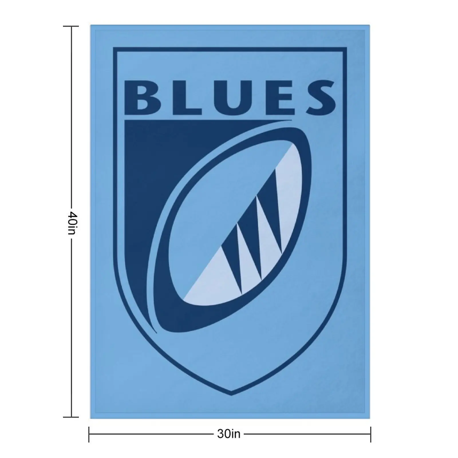 Cardiff Blues Throw Blanket Warm blankets and throws heavy to sleep for winter Furry Blankets For Bed Blankets