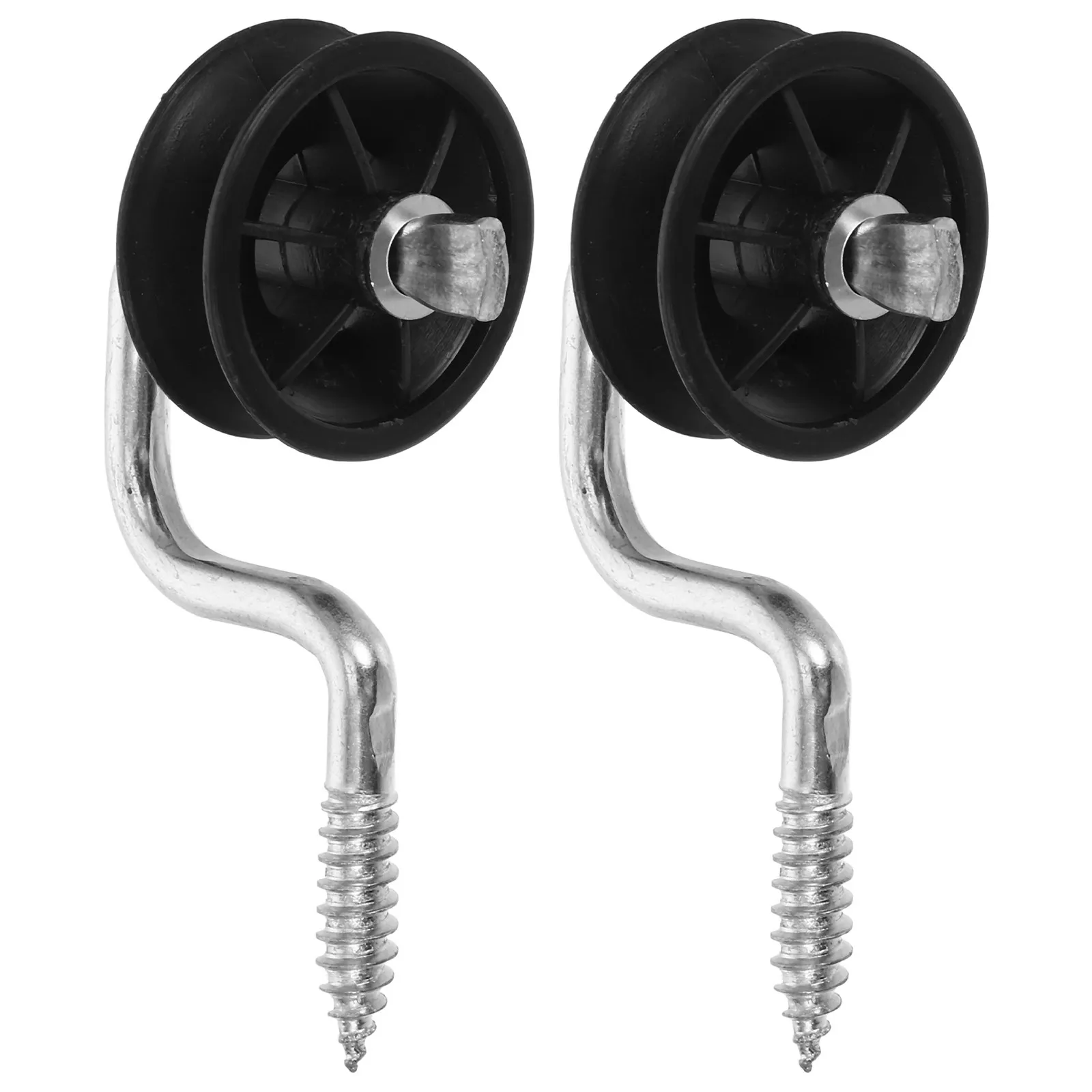 

2Pcs Wood Post Electric Fence Insulator Screw-in Corner Bracket Ring Durable Insulation for Outdoor Farm Fencing
