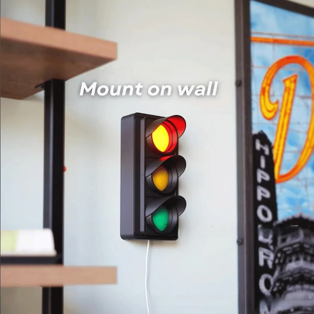 Traffic Signal Design USB LED Wall Light for Indoor For Restaurant Cafe and Bar Use with Energy Saving Lighting