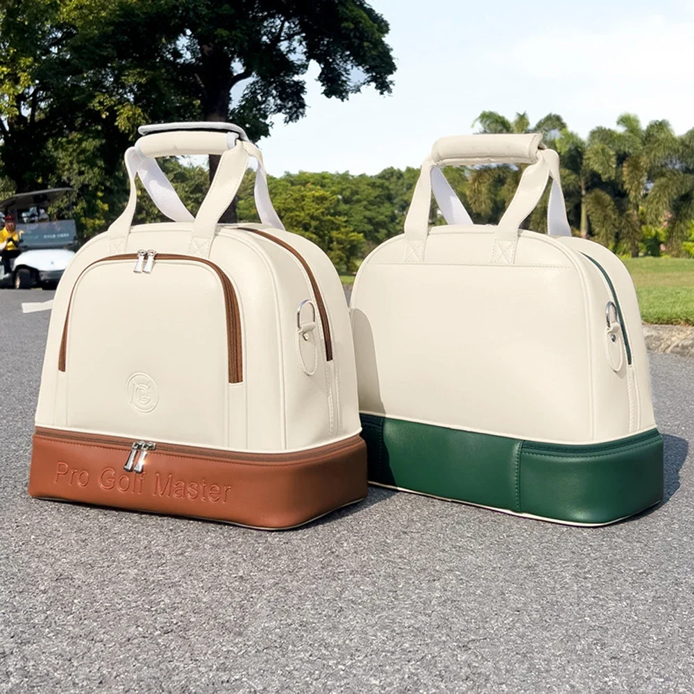 PGM Women’s Golf Clothing Bag Double layered Independent Shoe Bag Ultra-light Waterproof Travel Handbag YWB050