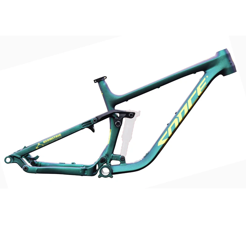 Aluminiowa rama roweru MTB z pełnym zawieszeniem, ze stopu aluminium, 27.5/29 cali, do downhillu, typu soft tail, zgodna z międzynarodowymi standardami, przetestowana na wytrzymałość, premium Ba