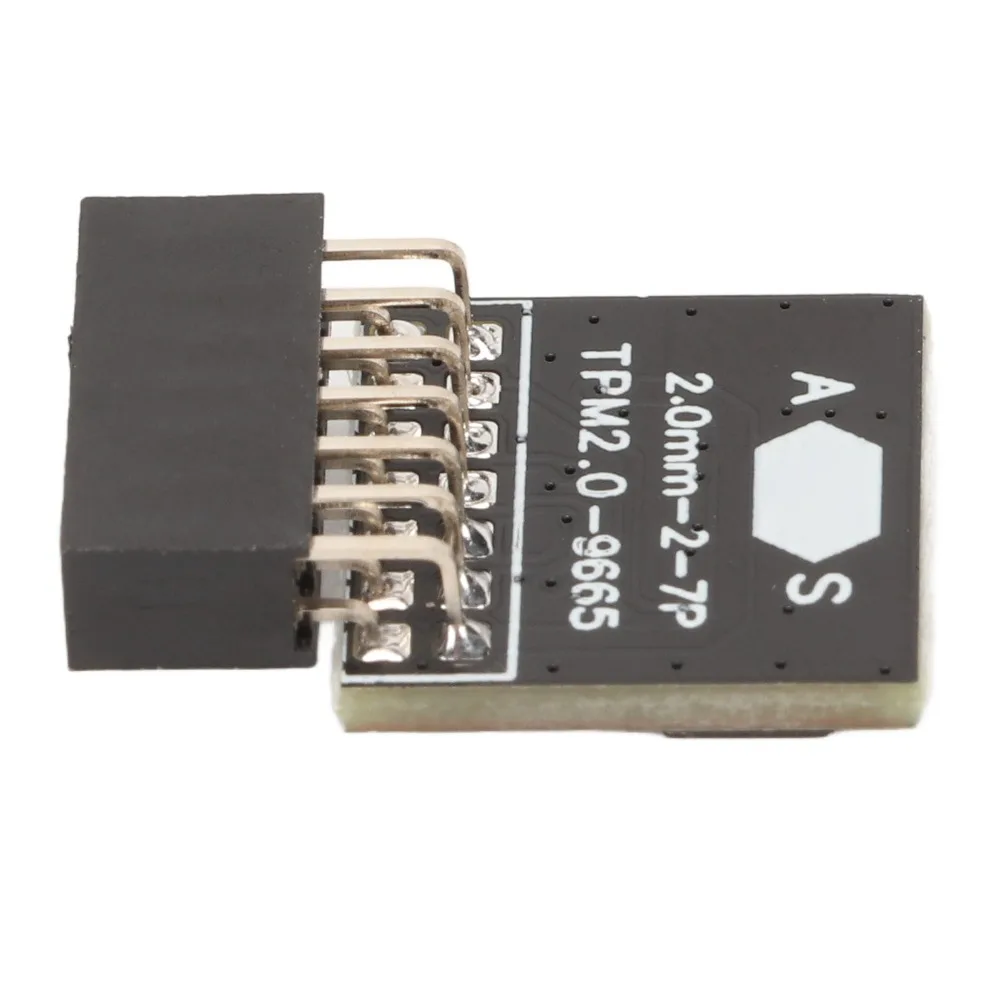 

Durable 14 Pin TPM 2.0 Module 2x7P Practical Security Module TPM Chip for Win11 Platform