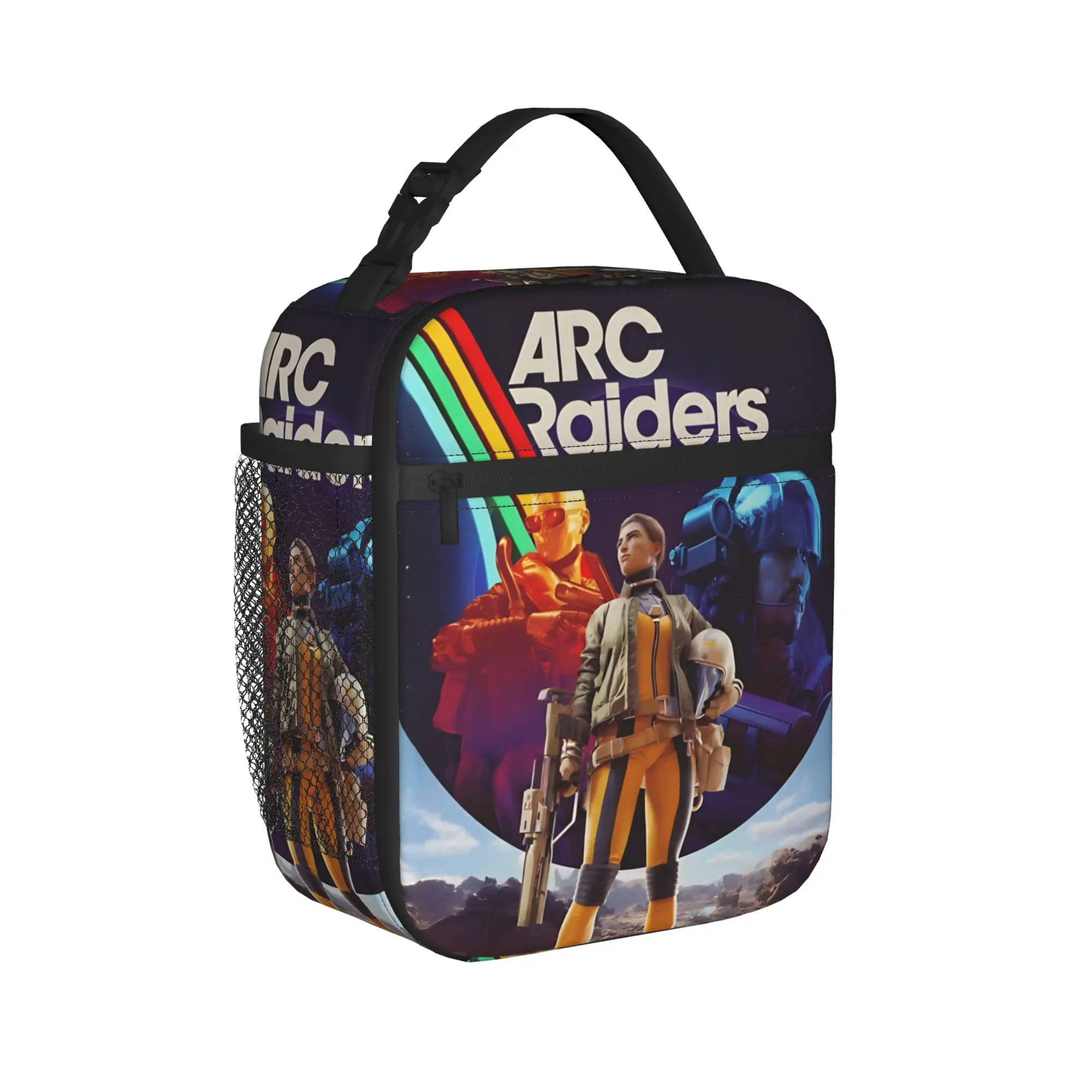

Изолированные сумки для обедов Arc Raiders, многоразовые сумки-холодильники, контейнеры для еды, портативные сумки-ланчбоксы для мужчин, женщин, школы, активного отдыха