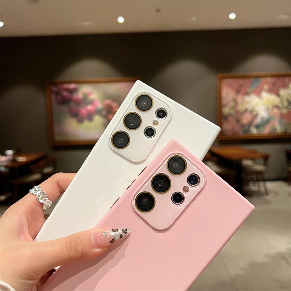 Ultra cienkie etui z płynnego silikonu do Samsung Galaxy S26 S25 S24 Ultra S23 FE S22 Plus A55 A35 A34 A16 A15 A14 A13 A25 — zdjęcie 3